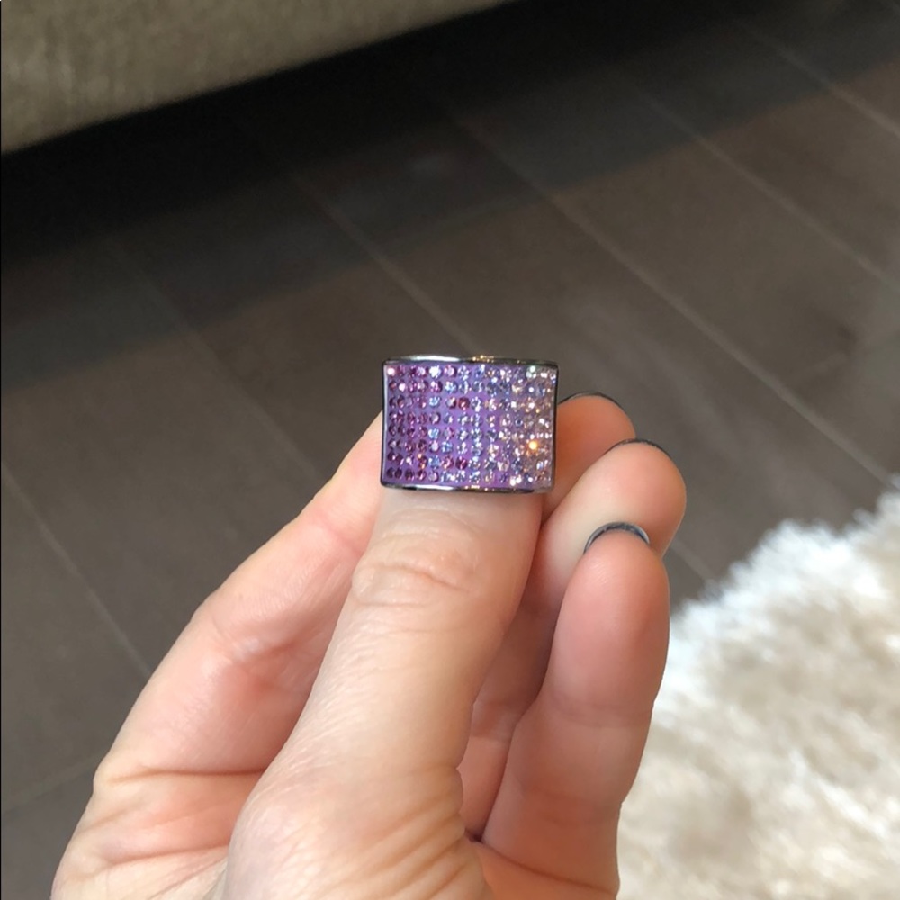Purple Studded Ring - Picture 2 of 5